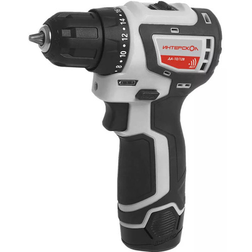 Аккумуляторная дрель-шуруповерт Интерскол ДА-10/12В